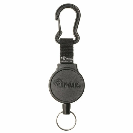 KEY-BAK KEYBAK Mid6 Self Retracting Reel - 36 in. DuPont Kevlar Cord, Swivel Belt Clip, Split Ring 0006-001